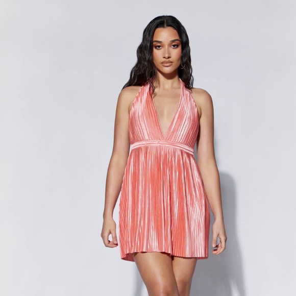 Mini Halter Dress - Picture 2 of 3